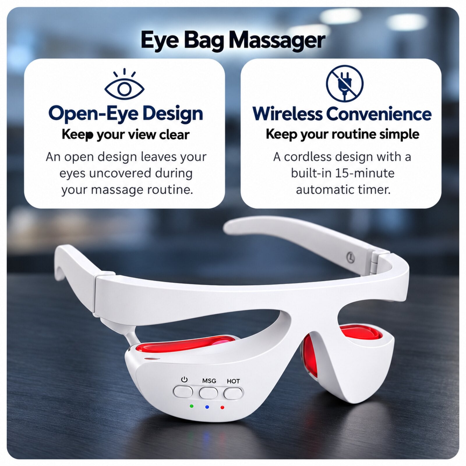 Eye Bag Massager feature graphic